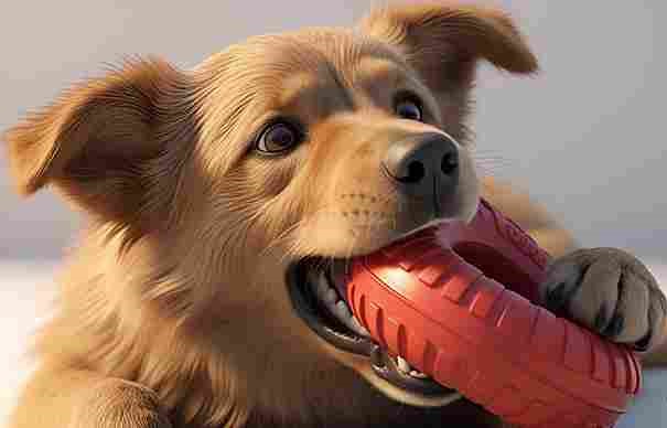 Durable dog toy designed for the most aggressive chewers with strong jaws"