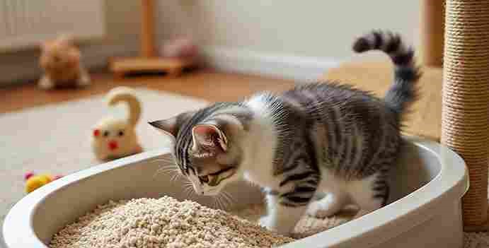 Train a Cat to Use a Litter Box that is clean