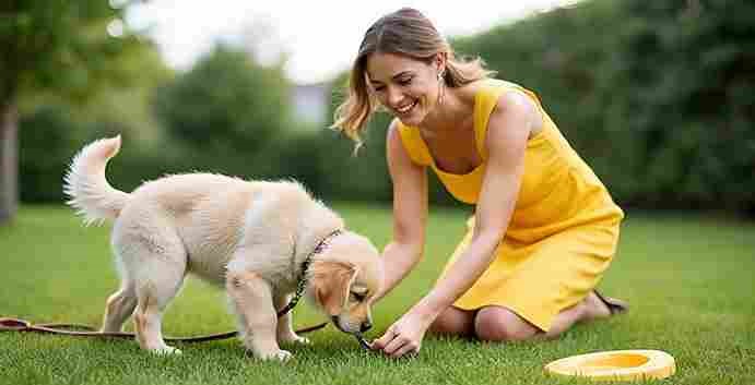 How to potty train a puppy outdoors in 7 days with a designated grass potty spot