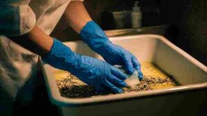 how to clean a cat litter box safely