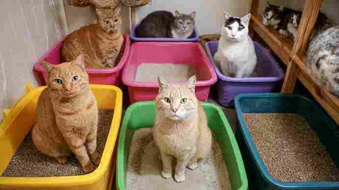 How to Clean a Litter Box With Multiple Cats